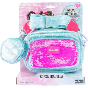 Pochete Rosa y azul